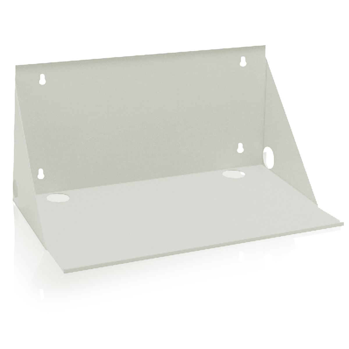 AtlasIED AS-120-592 Wall Mount Shelf 12 inch Deep, White