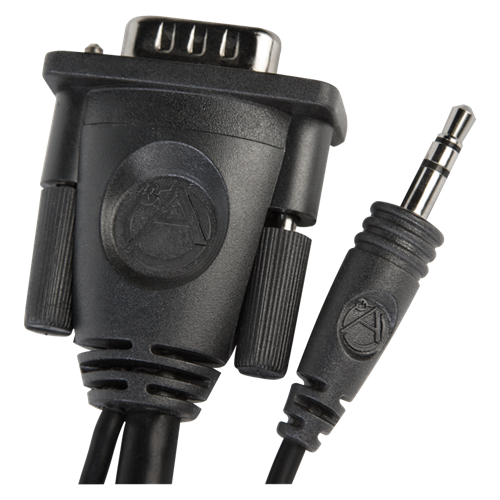 AtlasIED AS2HDMMA-15M VGA/UXGA Cable w/ 3.5mm Stereo Plug (15 Meters)
