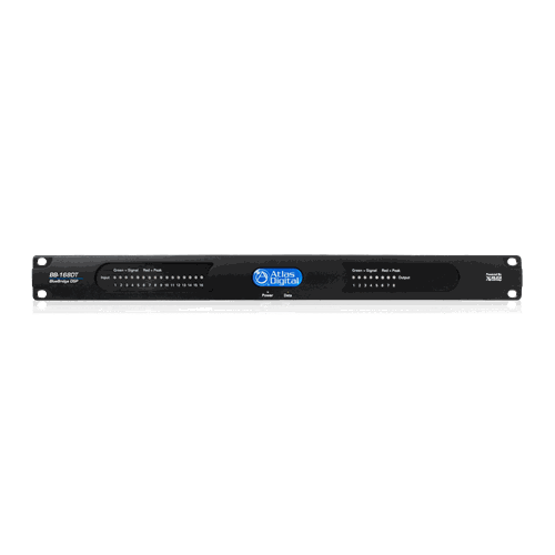 AtlasIED BlueBridge BB-168DT 16x8 Networkable DSP Device with Dante