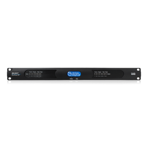 AtlasIED BlueBridge BB-88DT 8x8 Networkable DSP Device with Dante product image