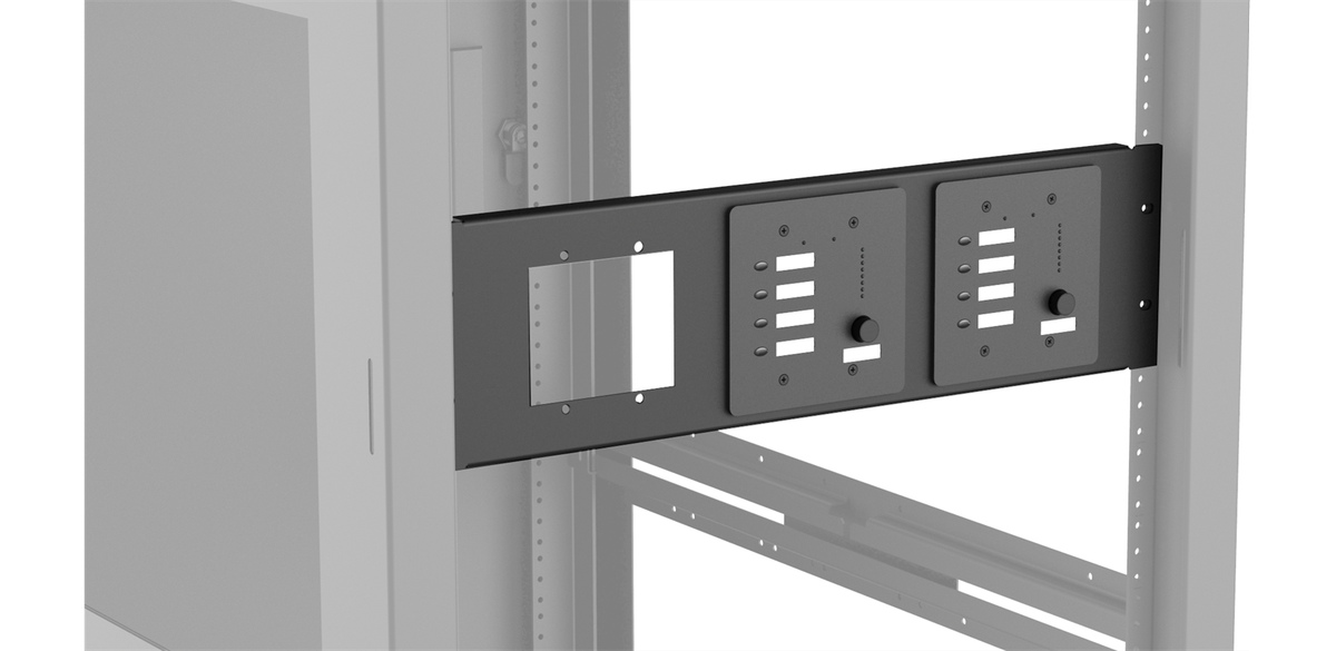 AtlasIED BB-PLT-PNL 3RU Rack Mount Kit for Wall Controllers - view 2