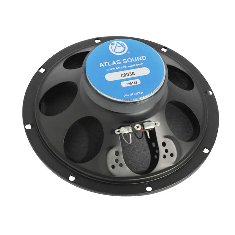 AtlasIED C803AT70 8" In-Ceiling Coaxial Speaker with 5-Watt 70V Transformer - view 2