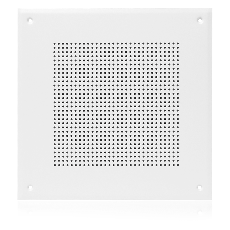 AtlasIED D161-8 8" In-Ceiling Speaker with 4-Watt 25V/70V Transformer with 161-8 Square Baffle