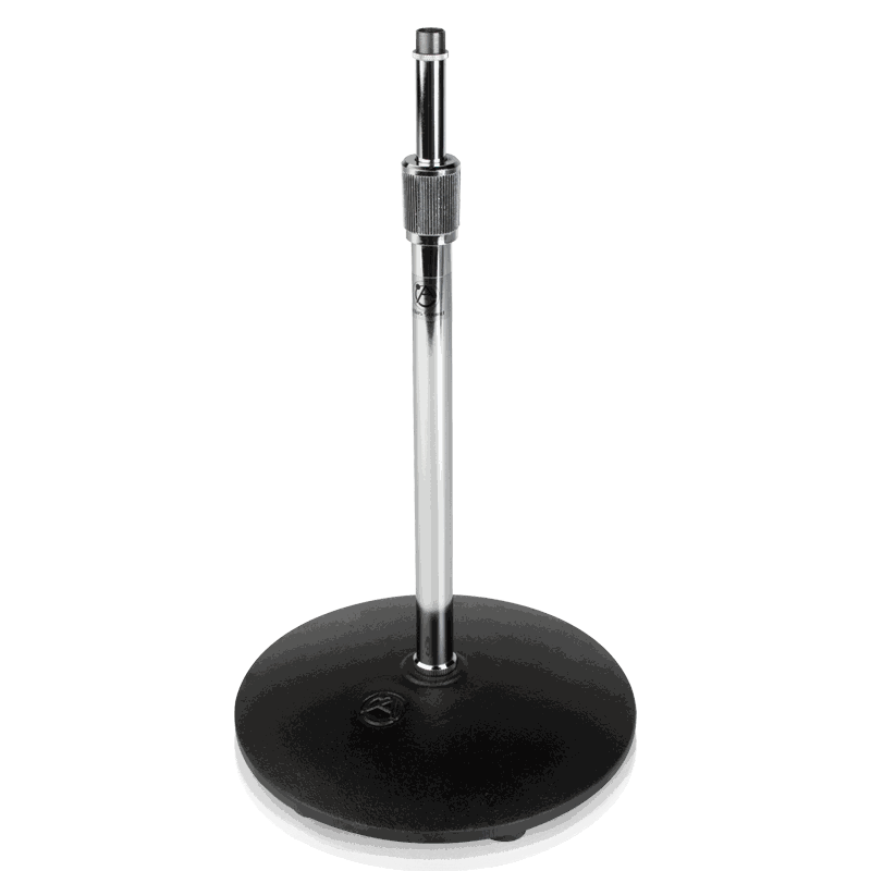AtlasIED DMS10 Drum Miking Stand 15 inch-26 inch (Table to Top of Threads) Height Adjustment - Chrome
