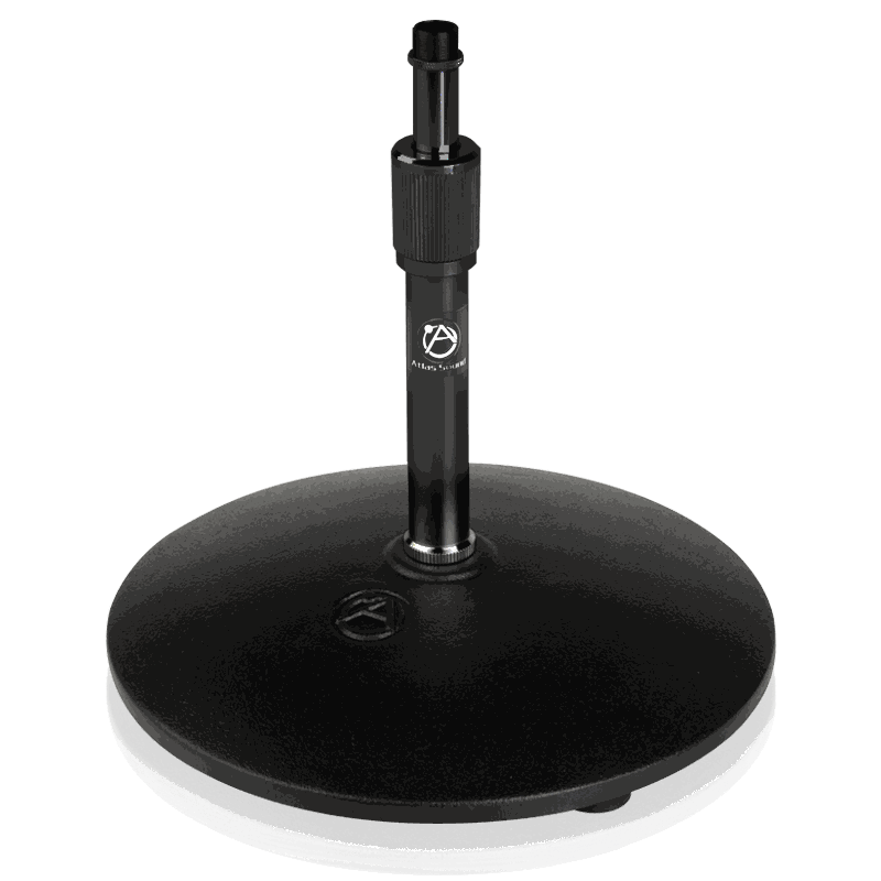 AtlasIED DMS7E Drum Miking Stand 9 inch-12 inch (Table to Top of Threads) Height Adjustment - Ebony product image