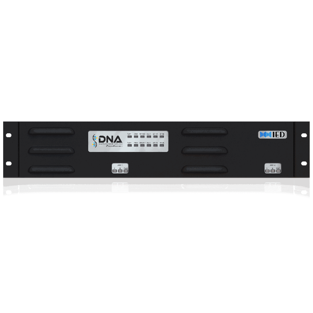 AtlasIED DNA2404CL Series UL-1711 Listed 70.7-Volt 4-Channel Amplifier with CobraNet® Network Audio