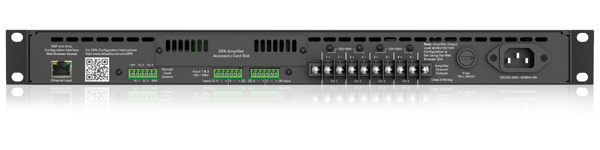 AtlasIED DPA1202 1200-Watt Networkable Multi-Channel Power Amplifier - view 2