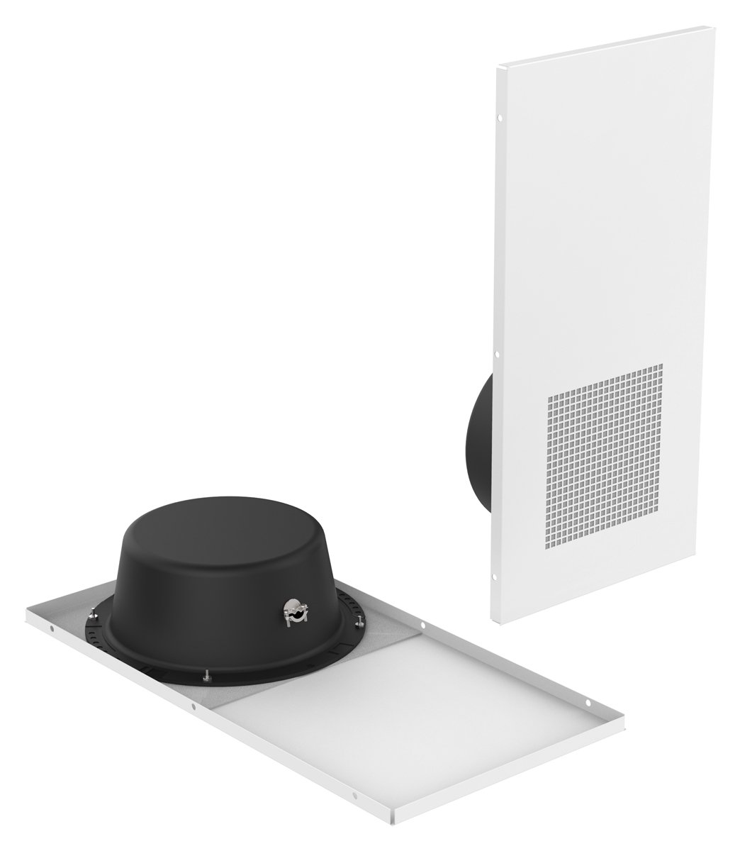 AtlasIED DT21 1' x 2' Drop Tile Speaker Package with Perforation Below Speaker Only