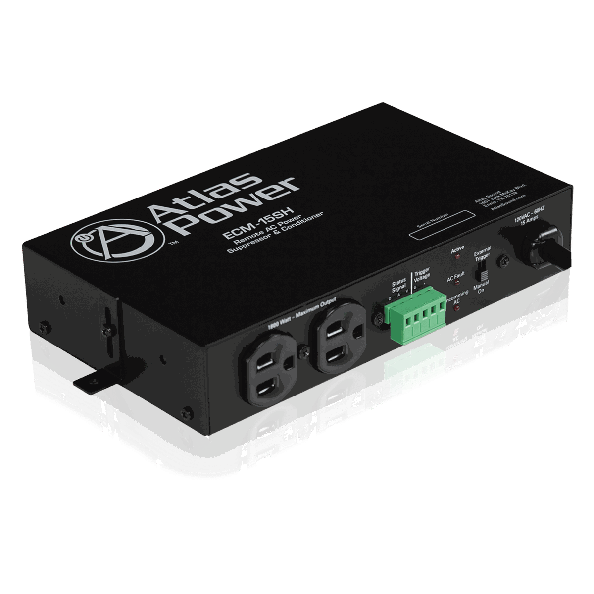 AtlasIED ECM-15SH 15A AC Power Conditioner and Spike Suppressor (Single Housing) - view 2
