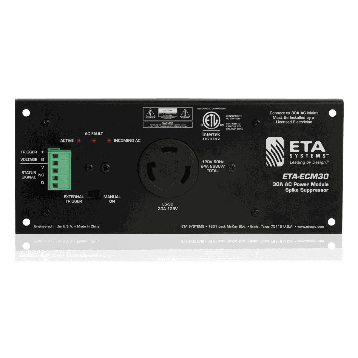 AtlasIED ECM-30 30A AC Power Module Spike Suppressor