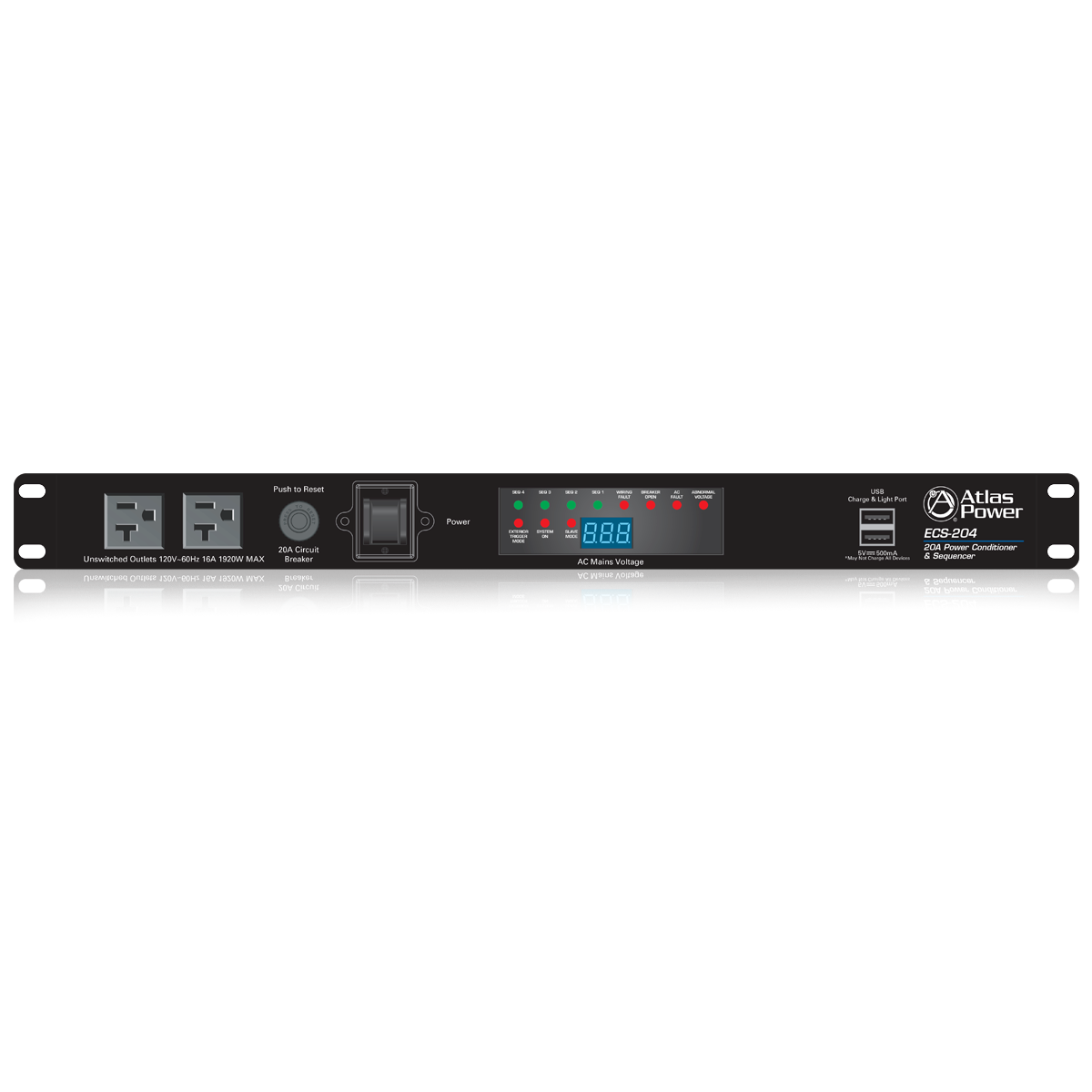 AtlasIED ECS-204 20A Power Conditioner & Sequencer