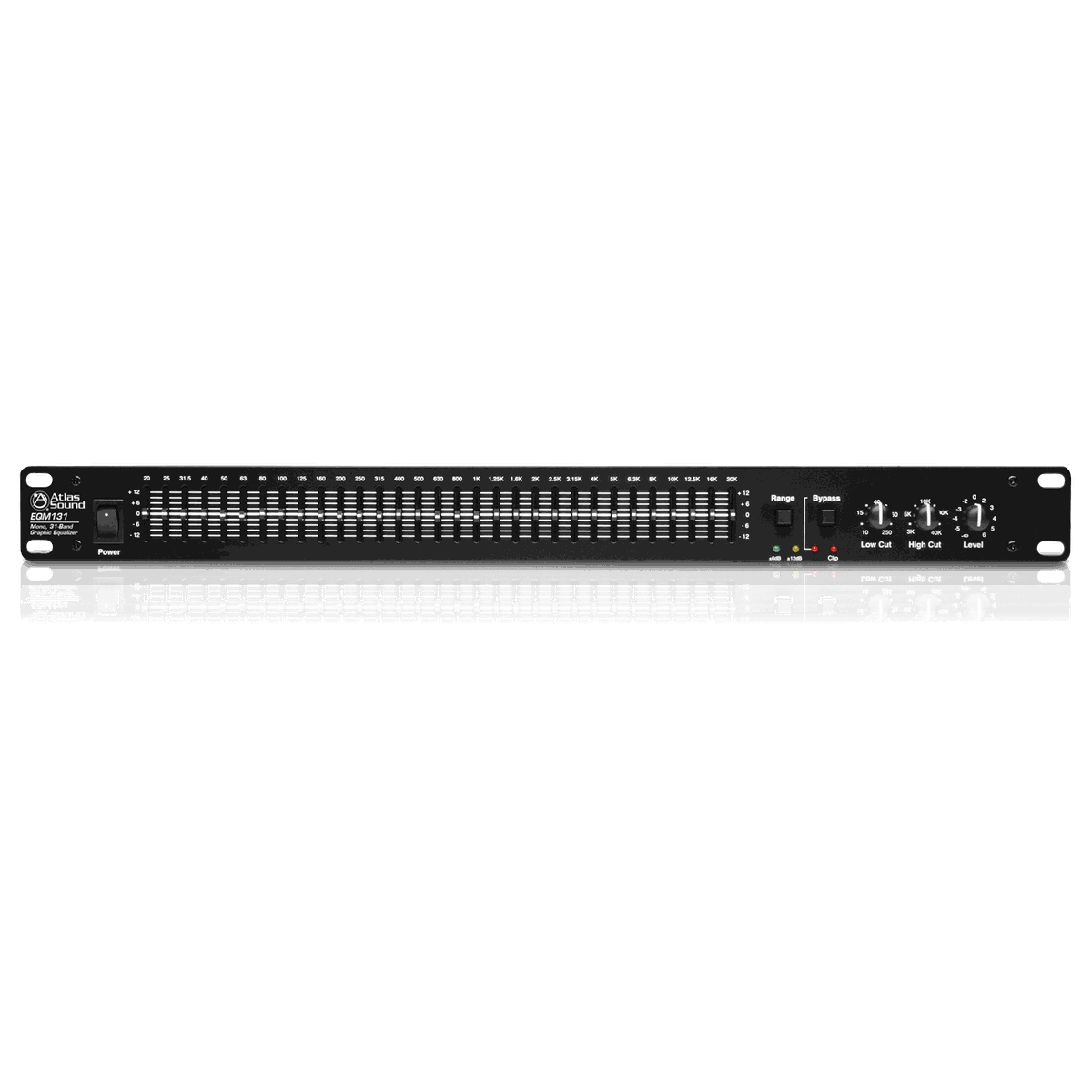 AtlasIED EQM131 1/3 Octave Graphic Equalizer