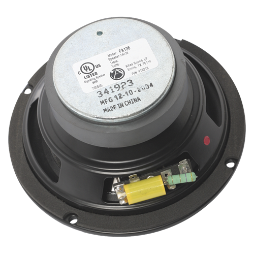 AtlasIED FA136 6" Coaxial 50-Watt 8 Ohm In-Ceiling Speaker - view 2