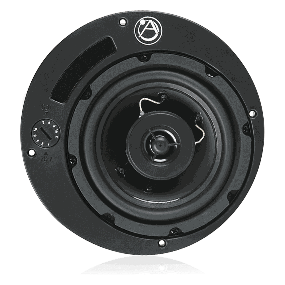 AtlasIED FA42T-6MB 4" In-Ceiling Coaxial Speaker Motorboard Assembly with 16-Watt 70.7V/100V Transformer