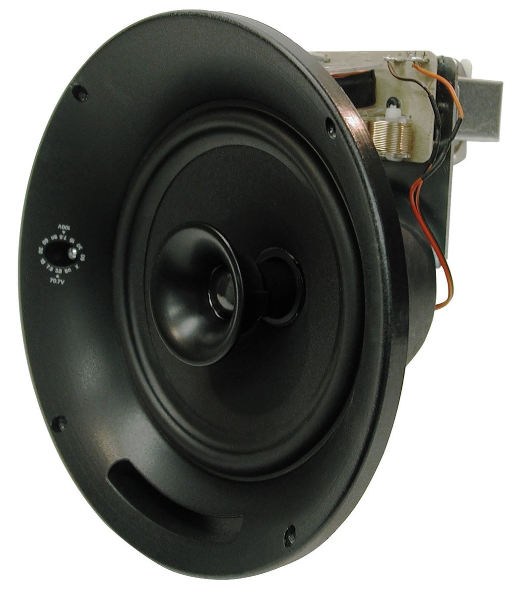 AtlasIED FA6260T-8MB 6" Coaxial Speaker w 70.7V/100V-60W Transformer