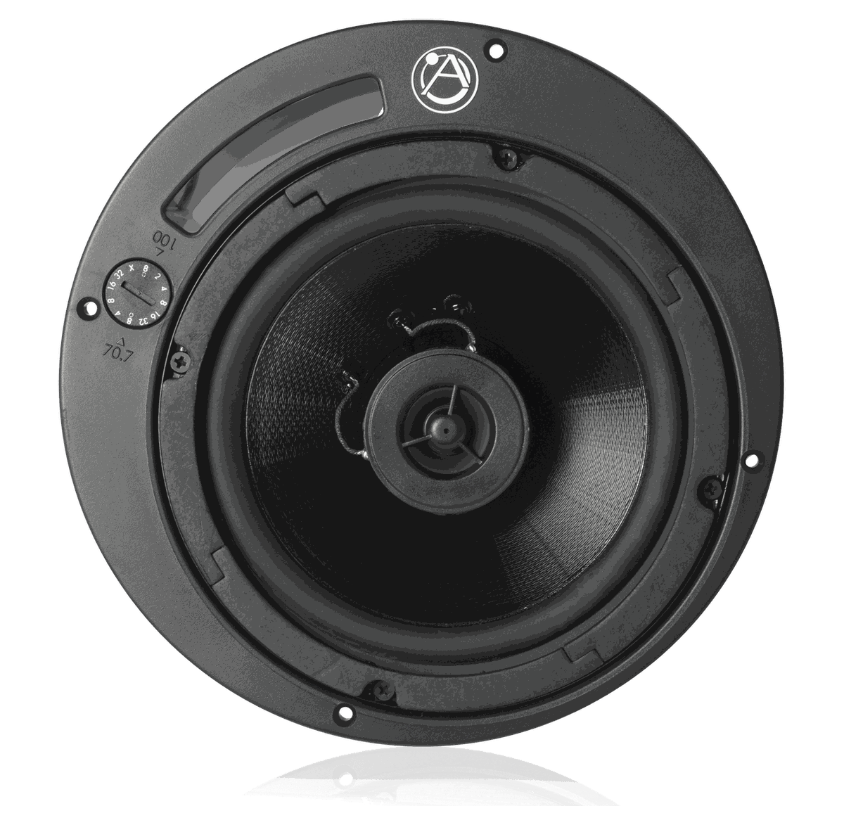 AtlasIED FA62T-8MB 6" In-Ceiling Coaxial Speaker Motorboard Assembly with 32-Watt 70.7V/100V Transformer