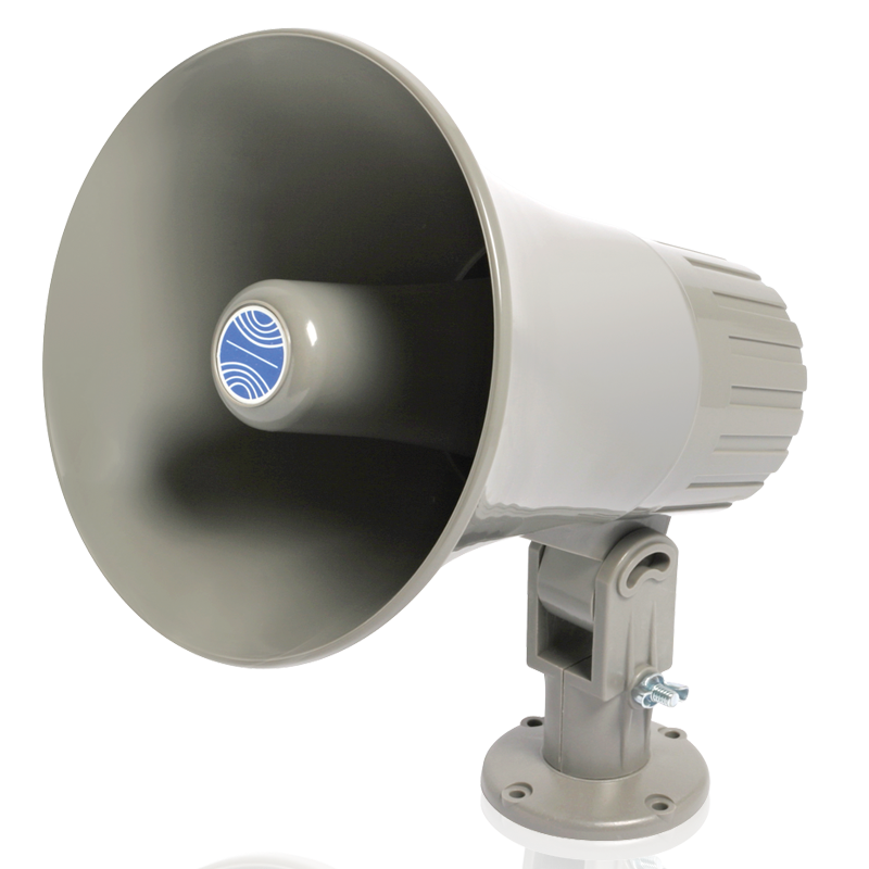 AtlasIED GA-15T Re-Entrant Horn Speaker with 25V/70.7V-15W Transformer