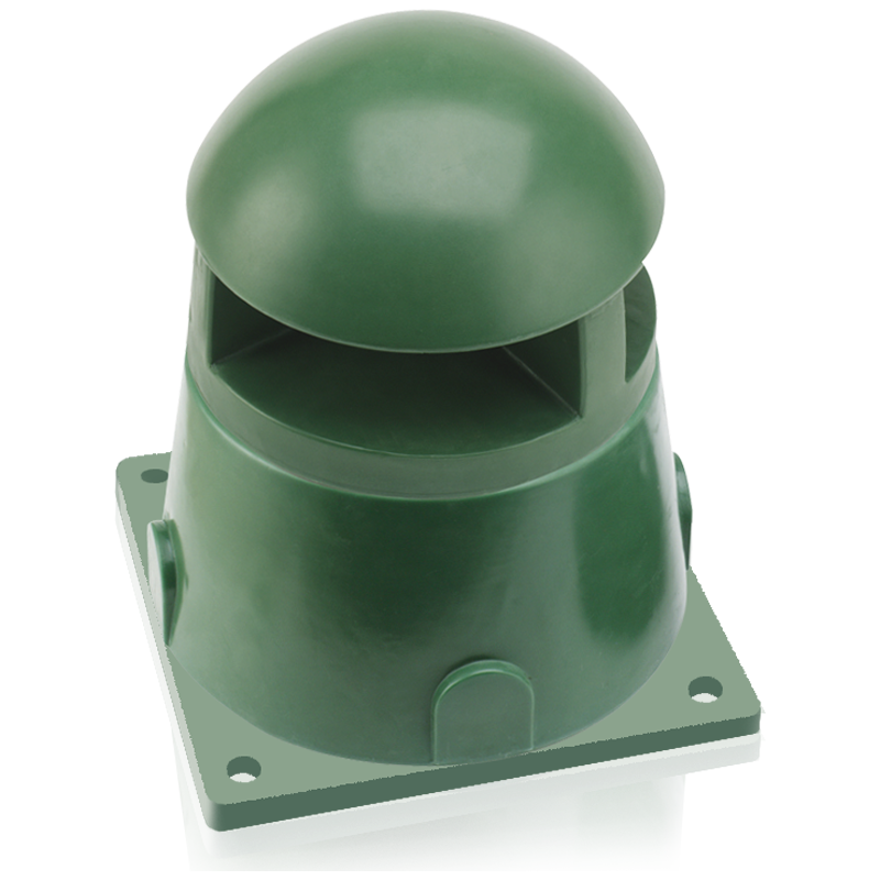 AtlasIED GST-G All Weather Outdoor Landscape Speaker with Tall Base and 32-Watt 70V Transformer