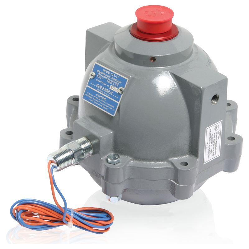 AtlasIED HLE-3 UL Listed 60-Watt, 16 Ohm Explosion-Proof Driver for Use in Hydrogen Environments