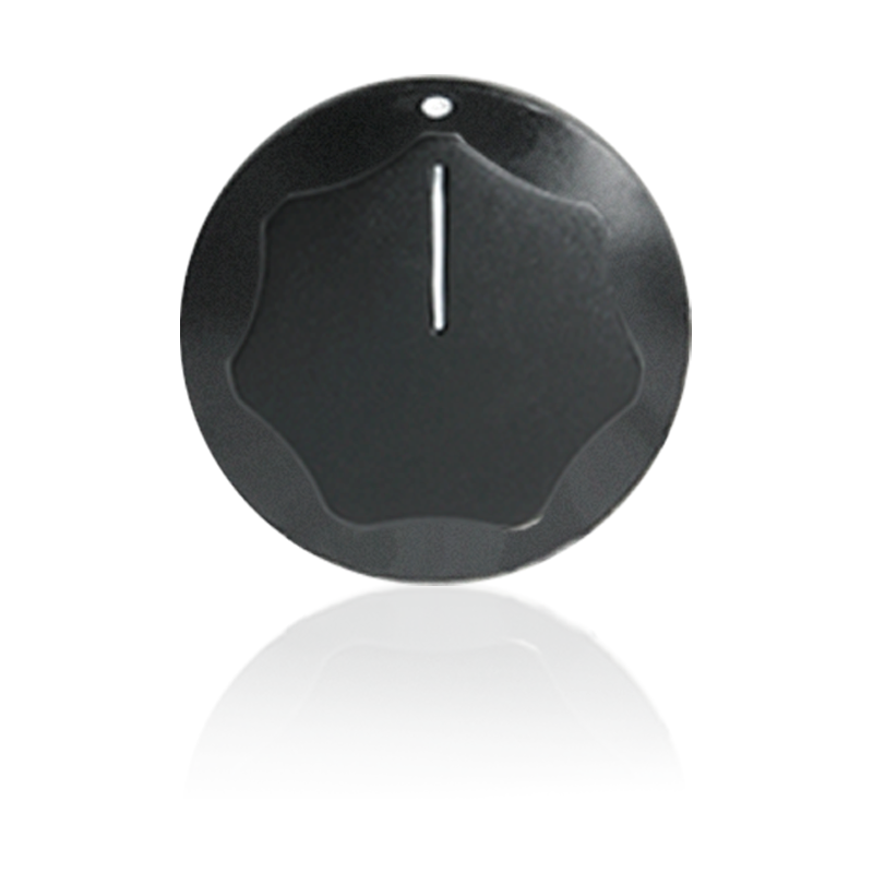 AtlasIED HX21-B Skirted Knob; Black; 1-1/4 inch Diameter
