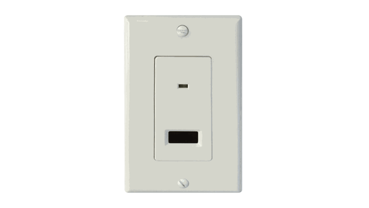 AtlasIED M-1BJW Infrared Repeater System Receiver, Decora-Style, White