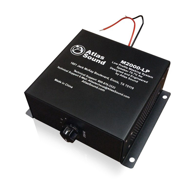 AtlasIED M2000-LP Dual 2" x 4" Sound Masking Speaker System with 70V Transformer product image