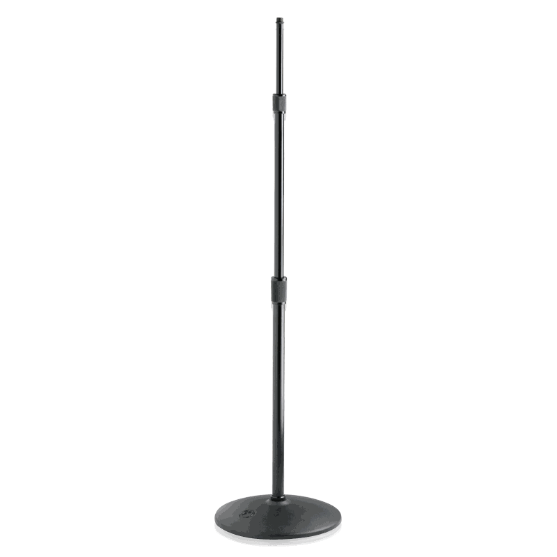 AtlasIED MS43E Fully Adjustable 3 Section Microphone Stand, Ebony