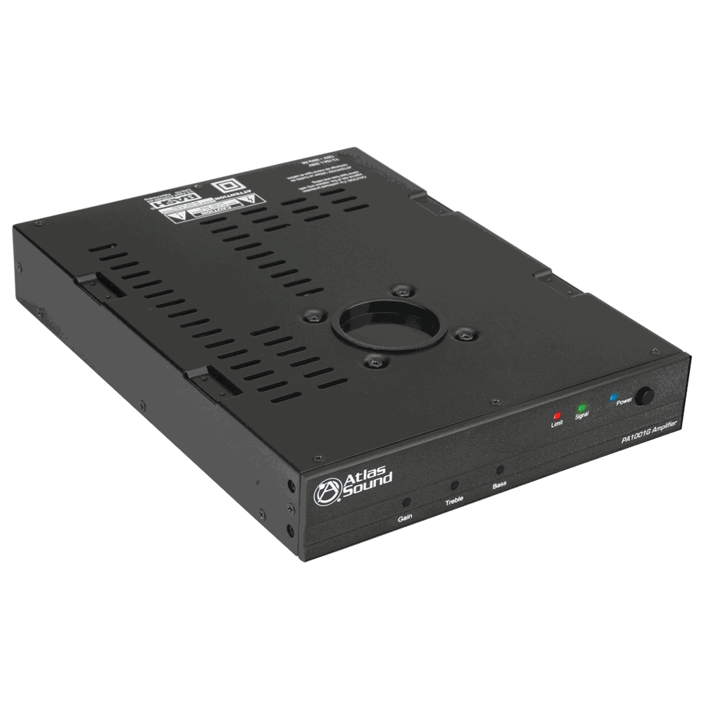 AtlasIED PA1001G Single Channel, 100-Watt Pole Mount Amplifier - view 2