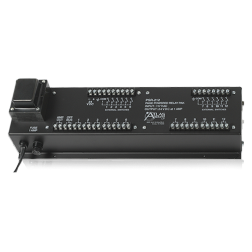 AtlasIED PSR-212 Zone Page Powered Relay Pack 12 Relays