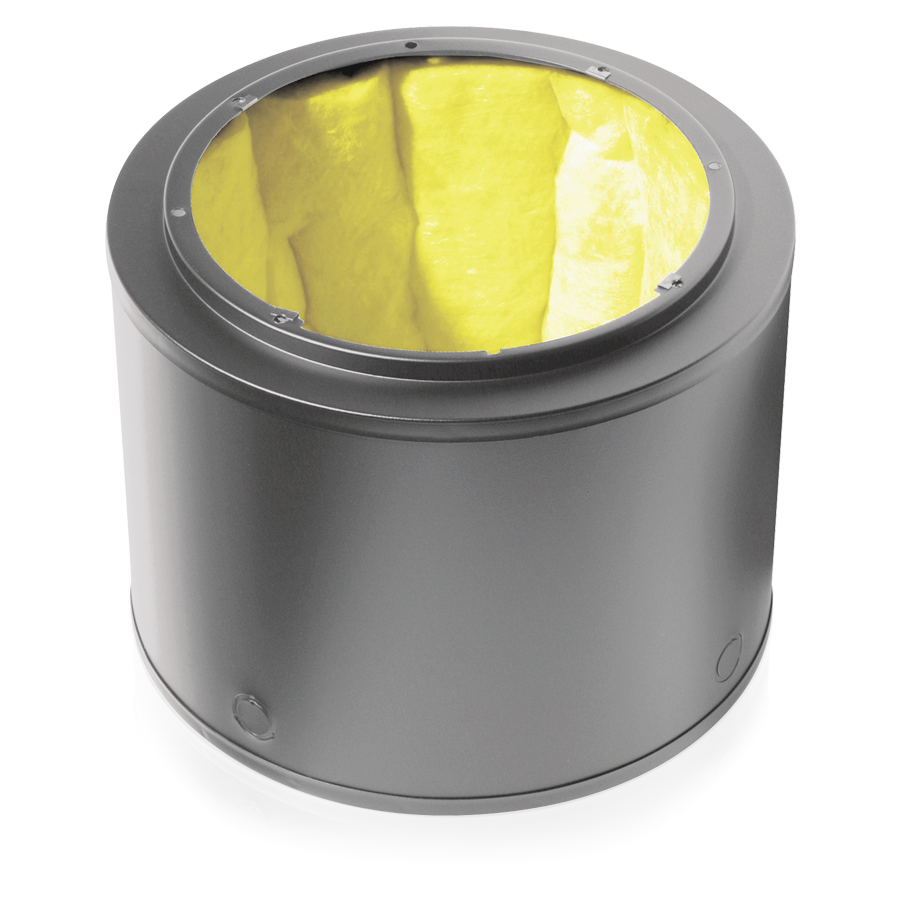 AtlasIED Q408 8 inch Q Series 1 Cubic ft Cylindrical Enclosure with Undercoating