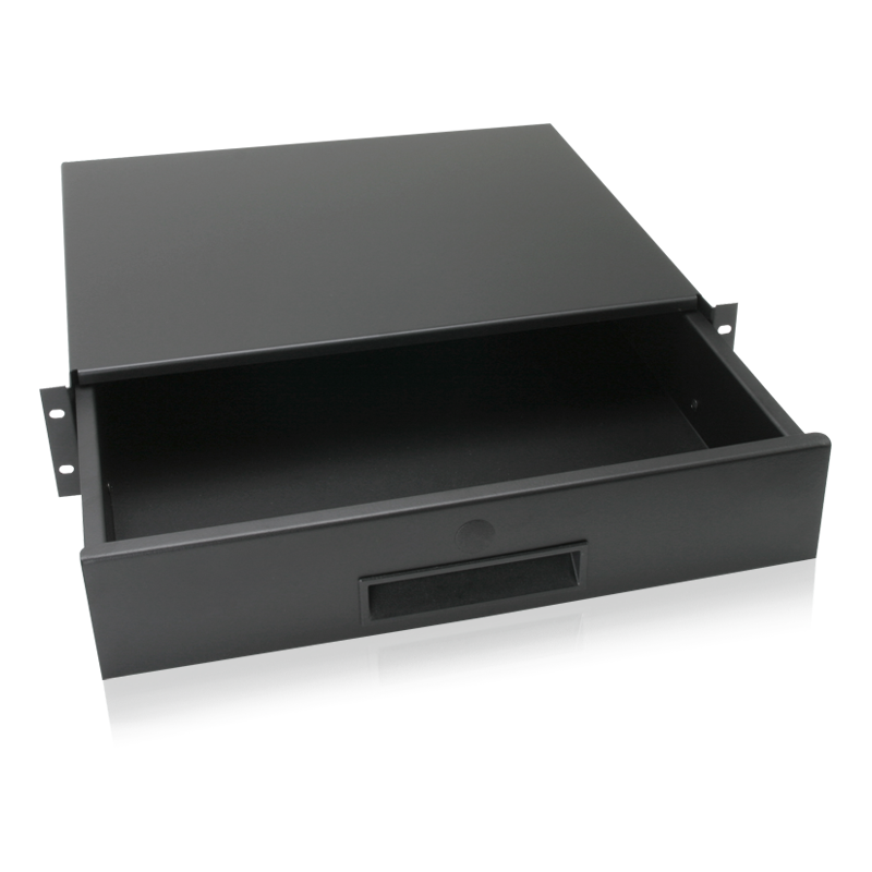 AtlasIED SD2-14 Storage Drawer - Recessed 2RU w/ 14 inch Extension