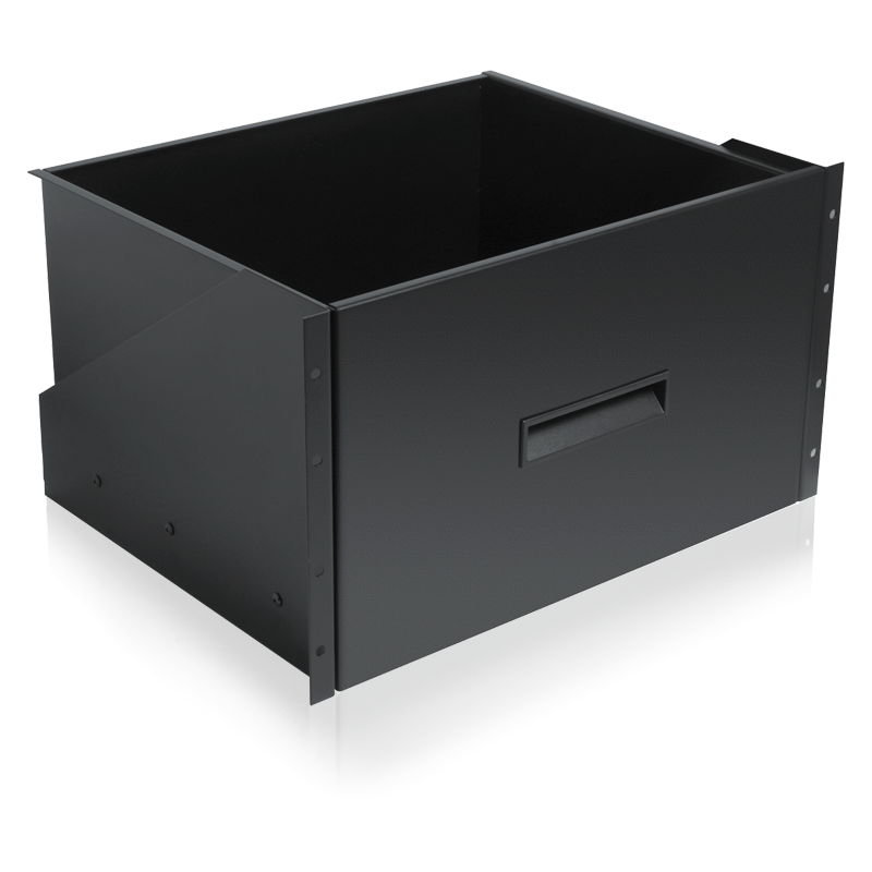 AtlasIED SD6-14 Storage Drawer - Recessed 6RU w/ 14 inch Extension