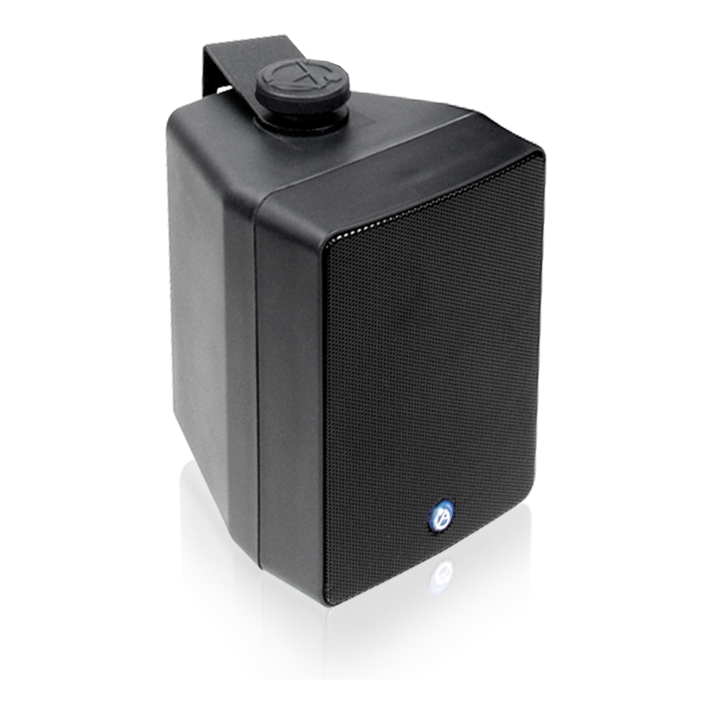 AtlasIED SM42T-B 4" 2-Way All Weather Speaker with 16-Watt 70V/100V Transformer (Black) product image
