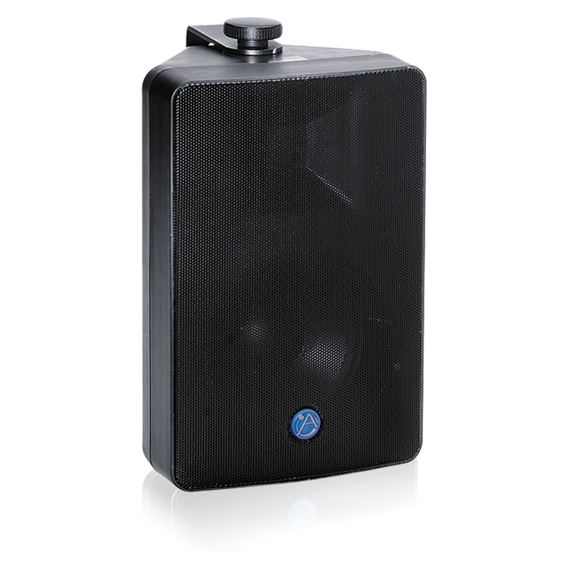AtlasIED SM52T-B 5.25" 2-Way All Weather Speaker with 30-Watt 70V/100V Transformer (Black)