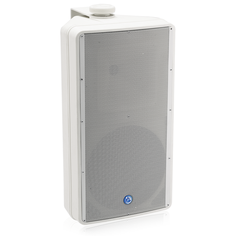 AtlasIED SM82T-WH 8" 2-Way All Weather Speaker with 60-Watt 70V/100V Transformer (White)