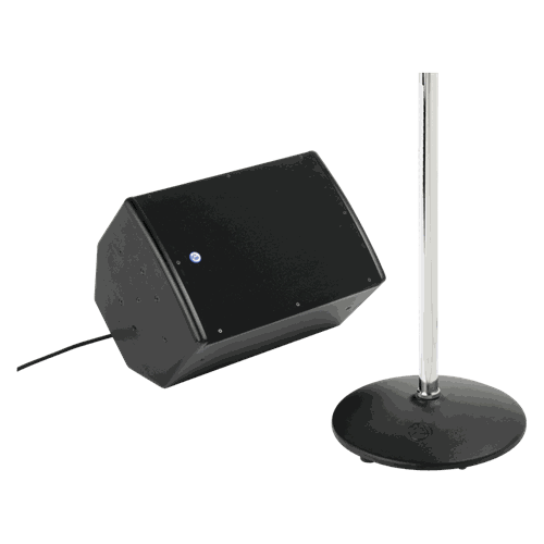 AtlasIED SM8CXT-B 8" 2-Way Compression Driver Coaxial Surface Mount Speaker with 60-Watt 70V Transformer - Black - view 2