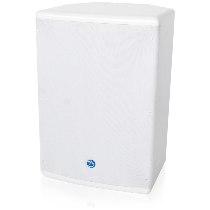 AtlasIED SM8CXT-W 8" 2-Way Compression Driver Coaxial Surface Mount Speaker with 60-Watt 70V Transformer - White