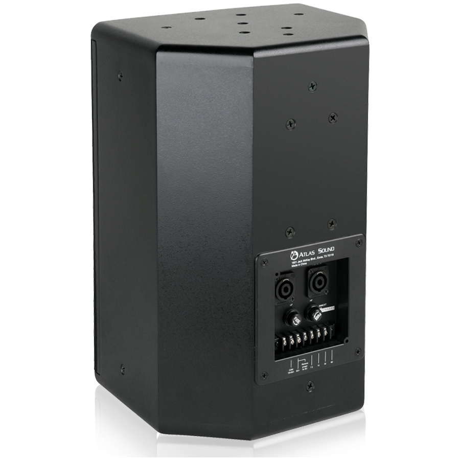 AtlasIED SM8SUB70-B 8" Surface Mount Subwoofer with 60-Watt 70V/100V Transformer - Black - view 2