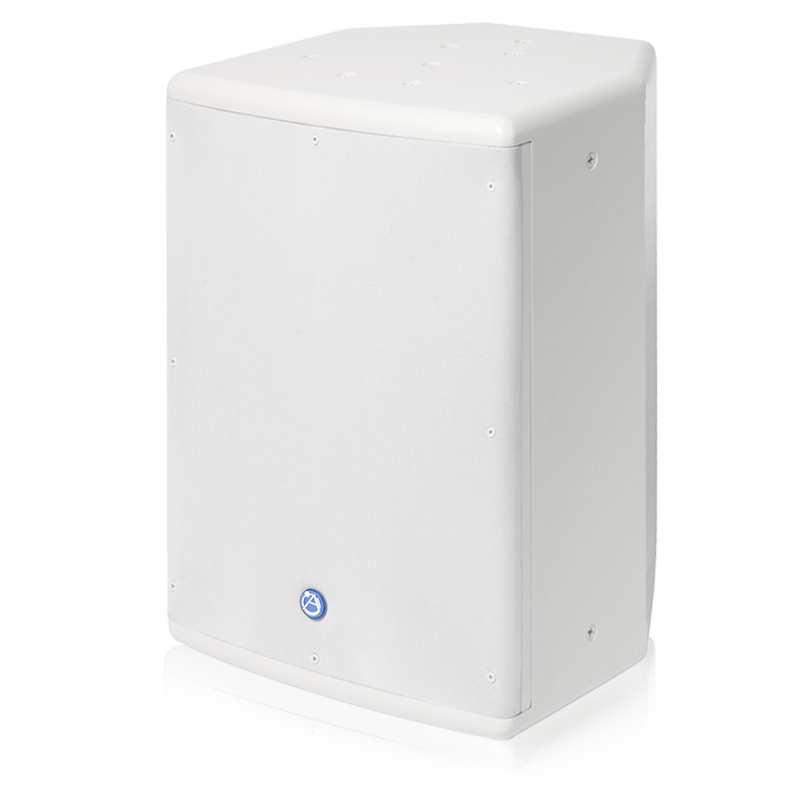 AtlasIED SM8SUB70-W 8" Surface Mount Subwoofer with 60-Watt 70V/100V Transformer - White