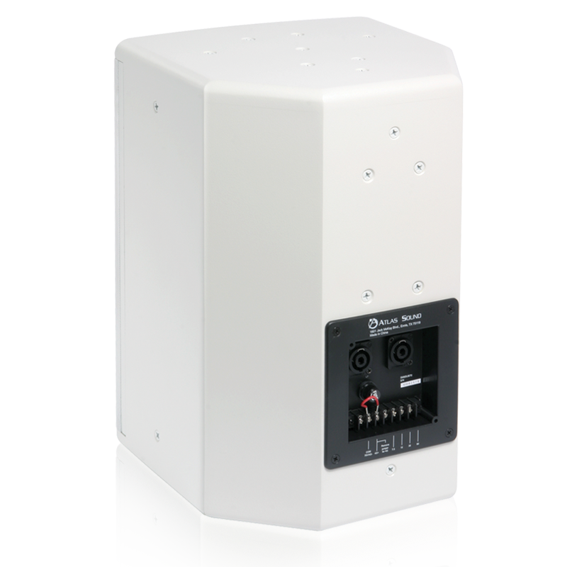 AtlasIED SM8SUB70-W 8" Surface Mount Subwoofer with 60-Watt 70V/100V Transformer - White - view 2