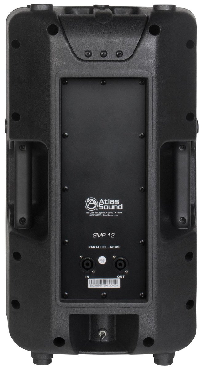 AtlasIED SMP-12 12" 2-Way Passive Portable Speaker - view 2