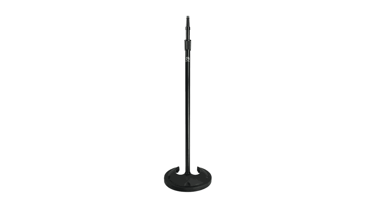 AtlasIED SMS20BIR Heavy Duty Stacking Mic Stand w/Isolation Ring - Ebony