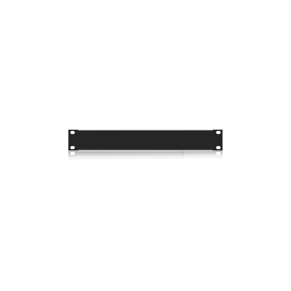 AtlasIED SPR1-HR 9.75 inch Blank 1 RU Recessed Half Width Rack Panel