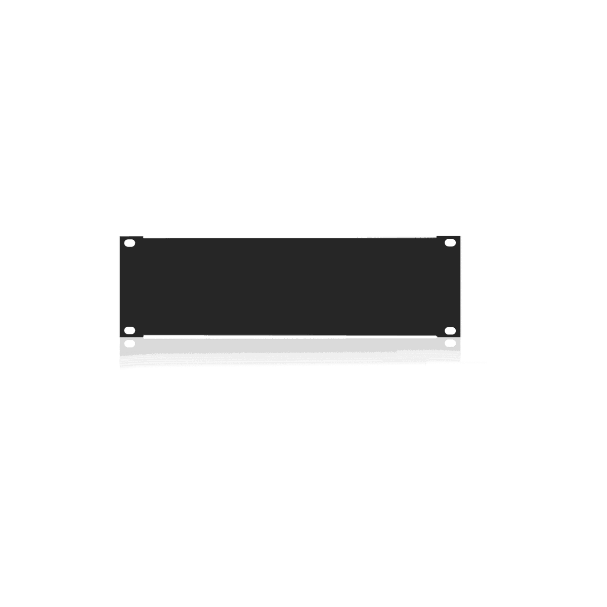 AtlasIED SPR2-HR 9.75 inch Blank 2 RU Recessed Half Width Rack Panel