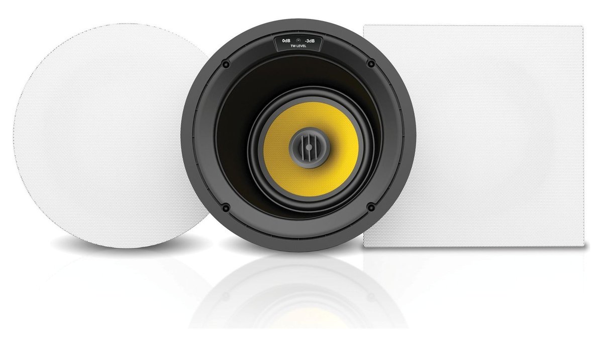 AtlasIED T625ACW THUNDER Series T625ACW 6.5 inch Angled 2-Way 100W RMS 6 Ohm In-Wall/In-Ceiling Speaker