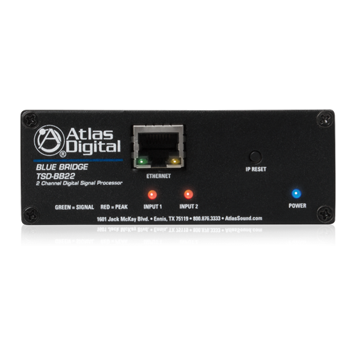 AtlasIED TSD-BB22 BlueBridge 2x2 Networkable DSP Processor