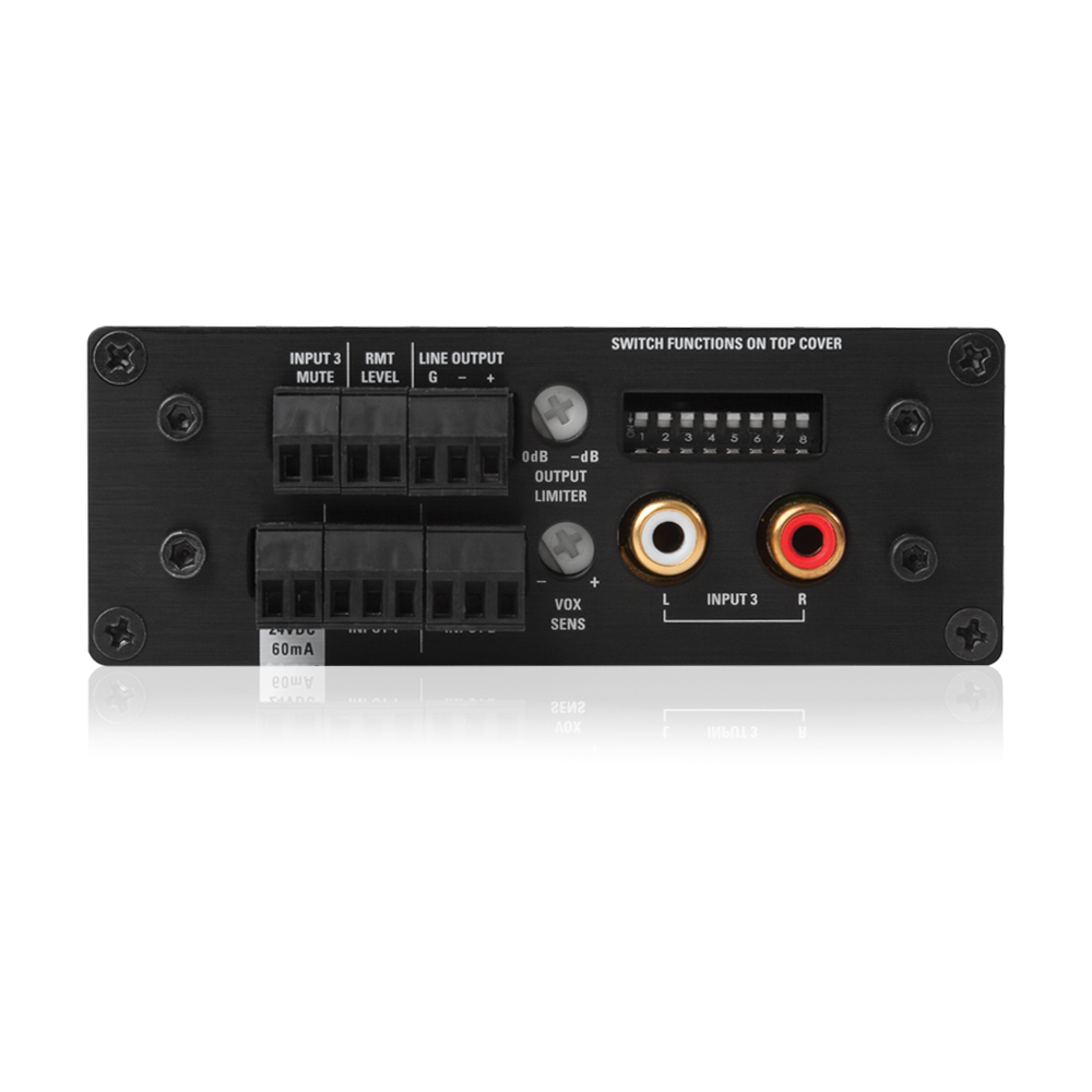 AtlasIED TSD-MIX31RL 3 x 1 Mic/Line Mixer - view 2
