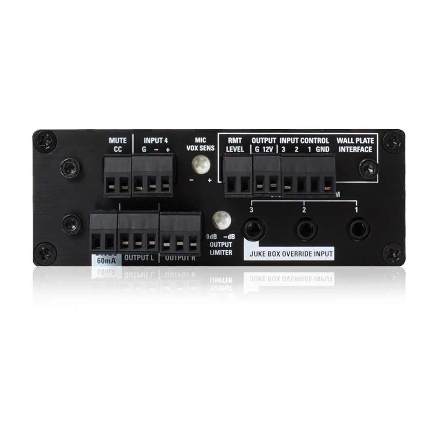 AtlasIED TSD-MIX42RT 4x2 Mic/Line Mixer with Priority Sense and Remote Control - view 2