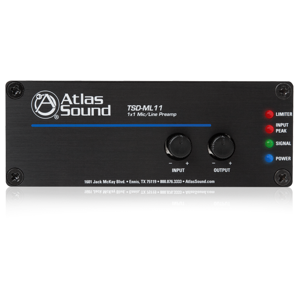 AtlasIED TSD-ML11 1 x 1 Mic/Line Preamp