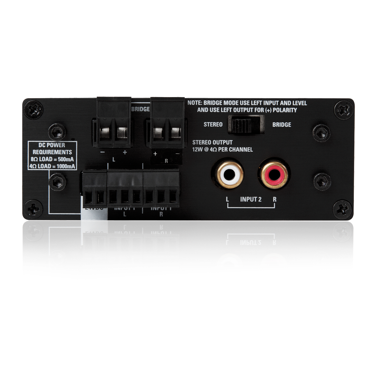AtlasIED TSD-PA122G 12W x 2 @ 4Ω 2-Channel Power Amplifier - view 2